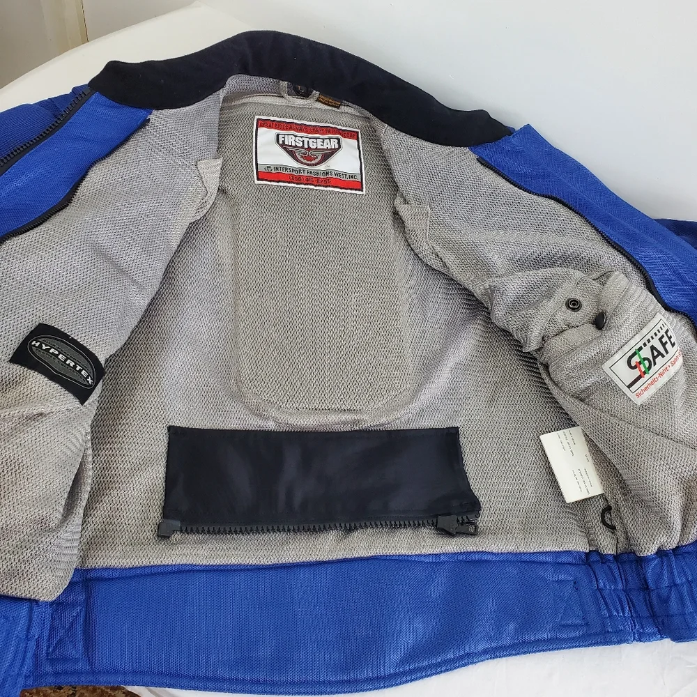 Firstgear Hypertex Motorcycle Riding Jacket Large Padded Armored Womens Large - Picture 8 of 16